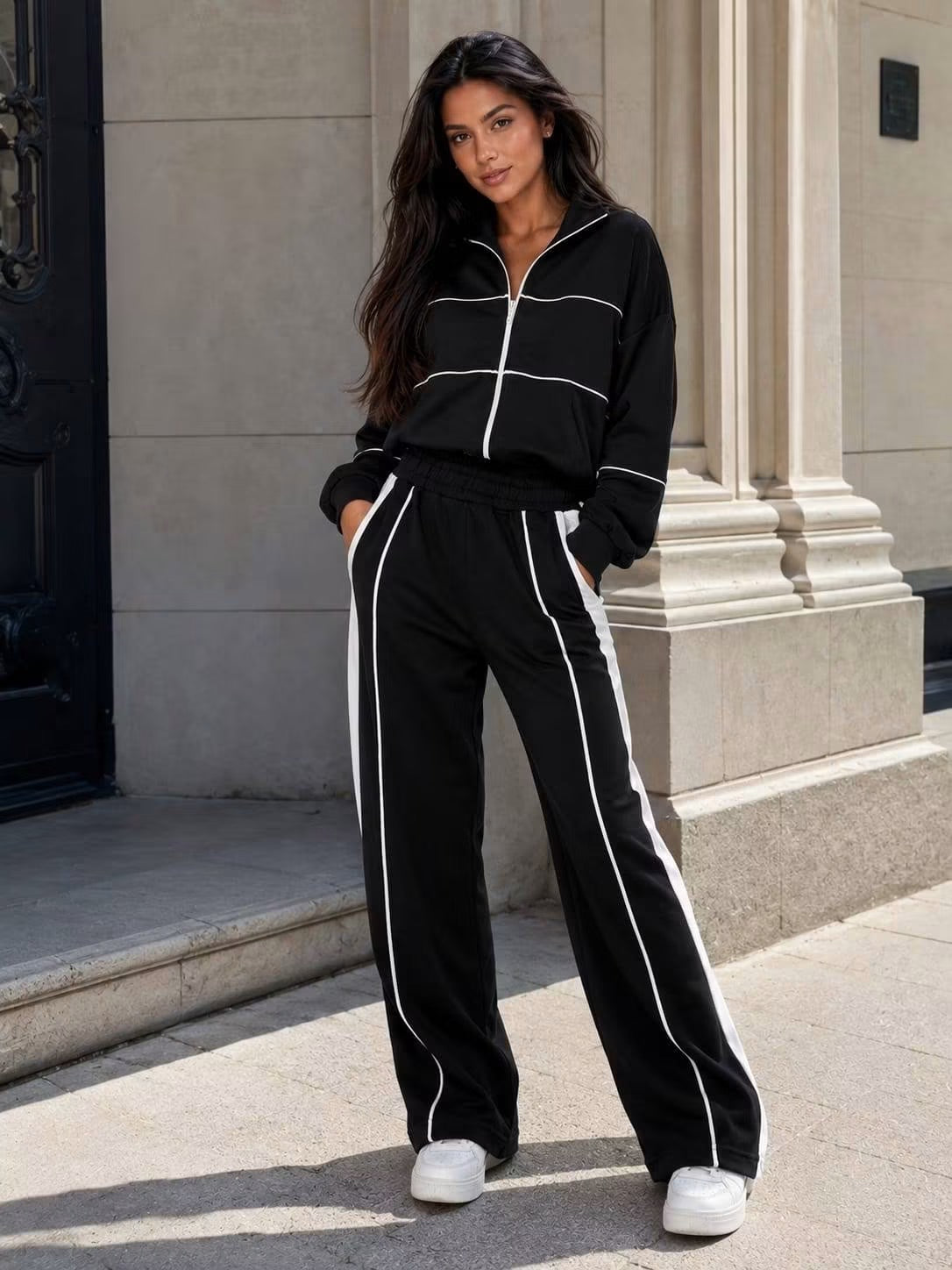 KOMPLET DRESOWY LAMPAS - BLACK UNI