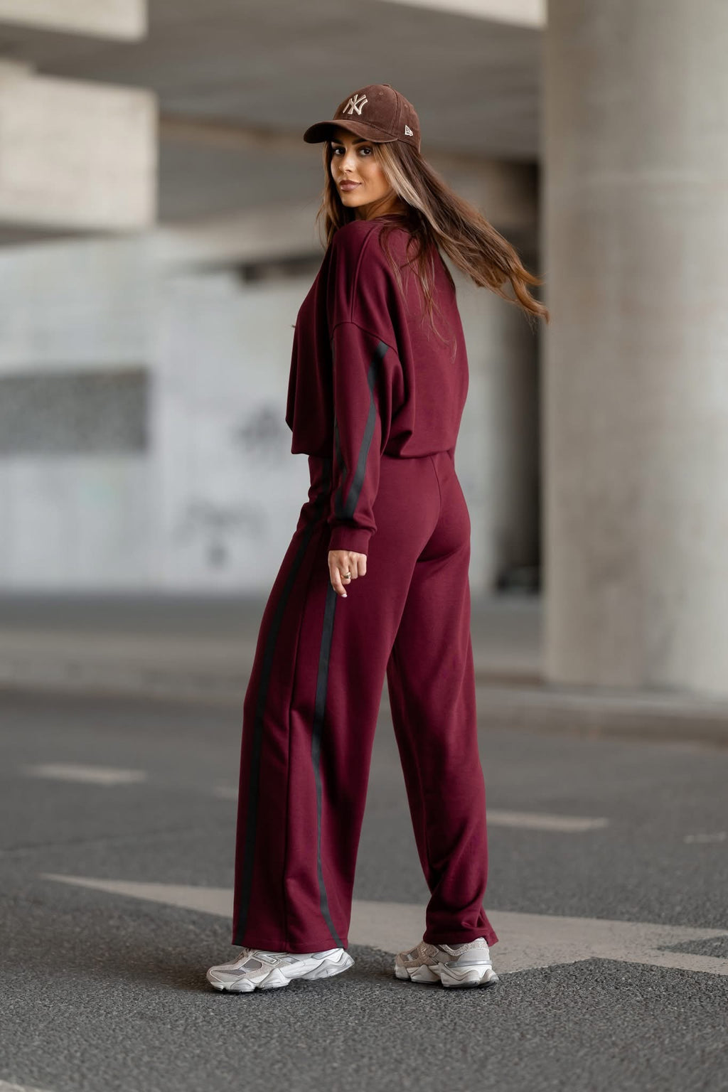 KOMPLET DRESOWY VISSION BORDO