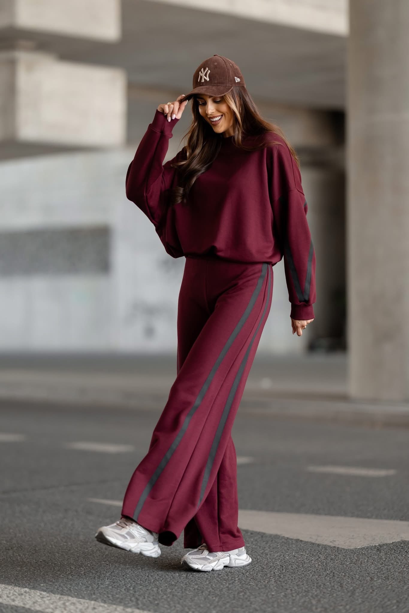 KOMPLET DRESOWY VISSION BORDO