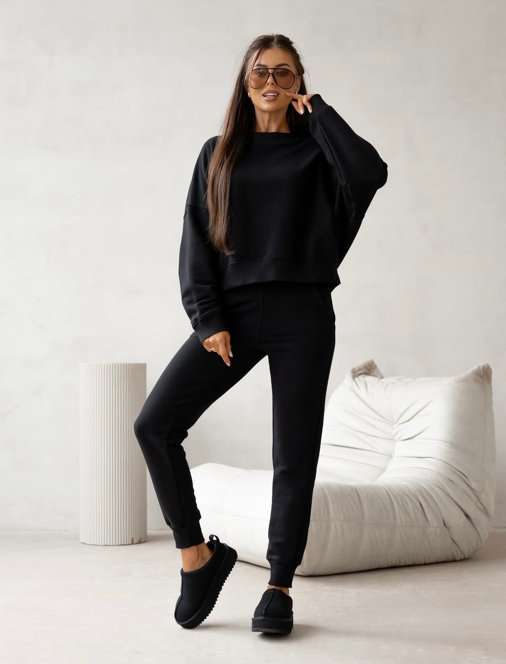 KOMPLET COMFY CZARNY